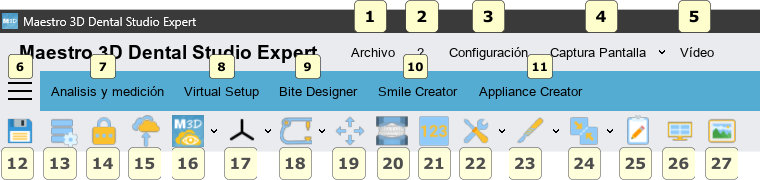 Maestro3d.dental.studio.Expert.user.interface.home.es.jpg‎